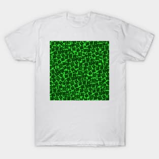 Shamrock Shaped Leopard Print for Saint Patrick's Day T-Shirt